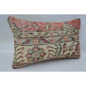 Coussin en laine beige de 12x20 pouces Coussin de style Kantha avec patchwork de Paisley brodé vintage Portable pour l'utilisation du sol de la literie - Product Image 2