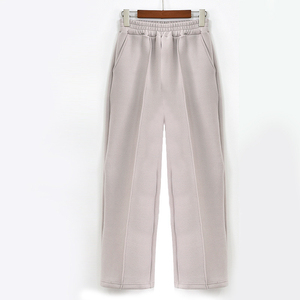 ชุดวอร์ม2ชิ้นผ้าฟลีซแบบมีซิปมีฮู้ดสำหรับผู้หญิงชุดวอร์มผ้าคอตตอนแบบลำลองออกแบบได้ตามต้องการ - Product Image 4