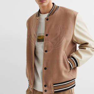Chaqueta con letras para hombre de estilo moderno fabricada en Pakistán, diseño personalizado, cómoda en clima fresco - Product Image 2