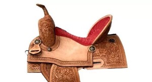 Selle en cuir de cowboy western pour la randonnée à cheval de plaisir |   Selle de cheval en bois |   Nouvelle conception de selle d'équitation occidentale durable - Product Image 2