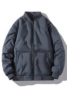Chaqueta de Invierno Acolchada para Hombre, Cuello Alto, Delgada, de Alta Calidad, Informal, Ropa Exterior, Chaquetas para Hombre - Product Image 5