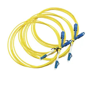 Cable de conexión de fibra óptica SC/UPC FTTH de 3,0mm, Cable Simplex SM LSZH, UPC para uso en red con conector LC