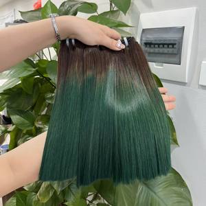 Os droit long Double dessiné brun armure Extensions de cheveux cuticules alignés vierge vietnamien cheveux humains teints 100g - Product Image 5