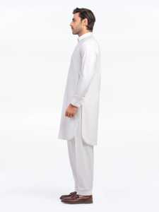 Salwar Kameez pour hommes pakistanais, tenue musulmane traditionnelle moderne pour mariage, Eid, bureau, vêtements décontractés, marque personnalisée - Product Image 4