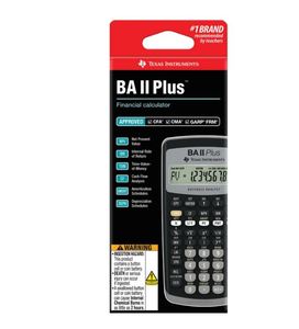 ผู้จัดจำหน่ายเครื่องคิดเลขทางการเงิน Texas Instruments BA II PLUS แบบ 10 หลัก พร้อมอุปกรณ์ครบชุด - Product Image 6