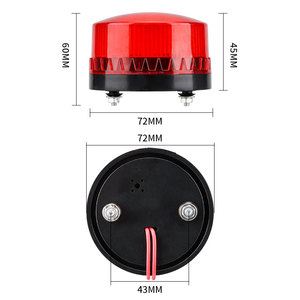 Đèn báo nhỏ chống nước LTE-5061, đèn cảnh báo an toàn nhấp nháy IP65 có âm thanh, đèn LED <span class=keywords><strong>strobe</strong></span> dùng ngoài trời - Product Image 6