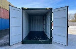 Contenedor de Carga de 20 Pies de Longitud Completa con Puerta Lateral, Unidad de Envío y Almacenamiento de Acero de Altura Estándar para Carga Fácil de Mercancías de Gran Tamaño - Product Image 1