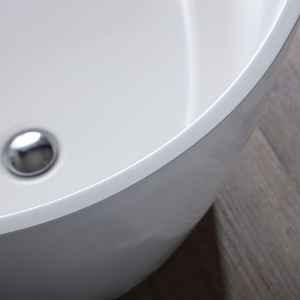 Baignoire moderne en résine de marbre Palma, design élégant pour salles de bain - Product Image 5