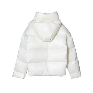 Veste hybride à capuche pour femme, personnalisable, pour l'hiver, en plein air, rembourrage standard, 100% polyester, doudoune, toile imprimée - Product Image 2