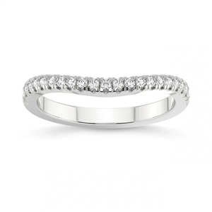 แหวนเพชรทรงโค้งมนเพชรเลี้ยงในห้องปฏิบัติการ 0.25 กะรัต น้ำหนักรวม 14K ทองคำแท้ สี FG ความสะอาดระดับ VS 19 เพชร สำหรับสวมใส่ทุกวัน เพชรแท้ - Product Image 1
