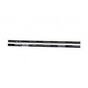 Diffuseur linéaire Tecnosystemi avec déflecteur rotatif à 2 fentes, en aluminium peint blanc RAL 9016, pour ventilateurs d'extraction - Product Image 1