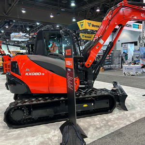 Mini-excavatrice Kubota KX080-5 d'occasion à vendre |   Pelleteuse sur chenilles de 8 tonnes |   Moteur puissant | Prêt à travailler à un prix considérable - Product Image 1