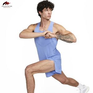 กางเกงขาสั้นออกกำลังกายลำลองสำหรับผู้ชาย ผ้าฝ้ายผสมโพลีเอสเตอร์ ลายเรียบ แห้งเร็ว เอวกลาง มีเชือกผูก OEM - Product Image 6