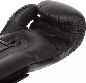 Gants de boxe en cuir PU ajustables avec logo personnalisé pour adultes et enfants Vente en gros direct d'usine - Product Image 6