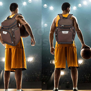 Bolsa de Transporte para Baloncesto de Poliéster con Agarre Cómodo y Múltiples Bolsillos de Almacenamiento para Gimnasio y Uso al Aire Libre, Capacidad de 50-70L - Product Image 6