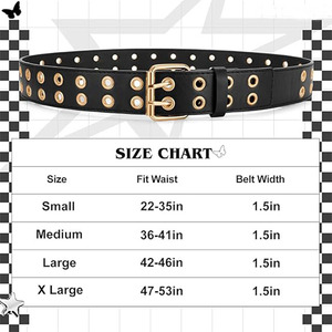 Cinturones de cuero de doble punta personalizados al por mayor, moda de lujo con hebilla suave de doble punta, cinturones informales versátiles - Product Image 6