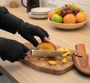 Cuchillo de Camping de Acero Inoxidable con Mango de Madera, Personalizable OEM, Grado Profesional - Product Image 2