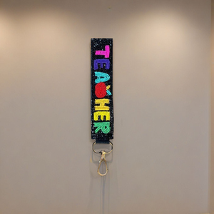 Bolso con cuentas de semillas adornado a mano de La India, llaveros personalizados con cuentas multicolores, diademas encantadoras - Product Image 6