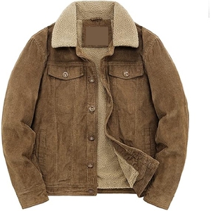 Último estilo de calidad superior Vintage al aire libre chaqueta de camionero Boxy Fit recortada chaqueta Vintage para los hombres - Product Image 1