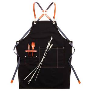 Delantal Grueso Impermeable de Lona para Carpintería, Accesorios de Cocina para Hombre, Chef, Camarero, Cafetería, Tienda, Barbacoa, Peluquero - Product Image 1