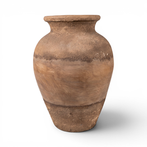 Maceta Grande de Terracota Esmaltada Rústica para Plantas de Exterior - Product Image 1