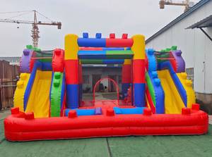 บ้านลมเป่าลมพร้อมสไลเดอร์ วัสดุ PVC รับประกัน 3 ปี รับน้ำหนักได้ 500 กก. พร้อมเครื่องเป่าลม สำหรับเด็กและผู้ใหญ่ - Product Image 3