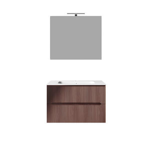 Mueble de Baño Suspendido de 70 CM con Línea Decorativa - Product Image 3