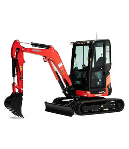 Mini-excavatrice U27-4 de 2,7 tonnes, balancement de la queue nul, hydraulique puissant, cabine fermée pour moteur de 20,8 CV, haute efficacité de fonctionnement 1 - Product Image 1