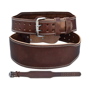 Nouvelle Arrivée Ceinture de Musculation en Cuir de Vachette 7mm pour Entraînement en Salle de Sport, Soutien Dorsal, Conception Personnalisée OEM, Ceinture de Musculation Réglable - Product Image 3