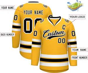 Jersey de hockey sobre hielo personalizado patrón de costura jersey de práctica de hockey sublimado de gran tamaño - Product Image 1