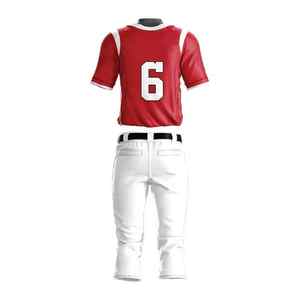 Mejor Color sólido Diseño personalizado Uniformes deportivos Tasa de fábrica Ligero Béisbol Jersey Pantalón Conjunto Transpirable Calidad Sublimación - Product Image 3