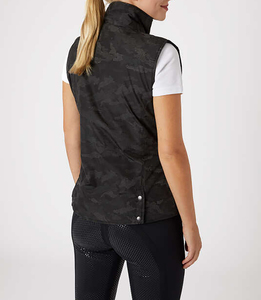 Chaleco Acolchado Ecuestre con Logotipo Personalizado, Servicio OEM, Dobladillo Ajustable, Inserciones de Malla, Impermeable, Cortavientos, Transpirable, con Botones, Formal - Product Image 3