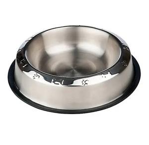 Cuenco para perros de acero inoxidable ecológico de alta calidad, diseño regular para alimentación de alimentos y agua para mascotas, almacenado a precios mayoristas - Product Image 1