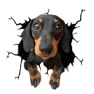 Calcomanías <span class=keywords><strong>de</strong></span> grietas 3D <span class=keywords><strong>para</strong></span> ventana <span class=keywords><strong>de</strong></span> coche, pegatinas estáticas divertidas y realistas <span class=keywords><strong>para</strong></span> el borde del perro, la <span class=keywords><strong>nevera</strong></span> y la puerta <span class=keywords><strong>de</strong></span> cristal - Product Image 1