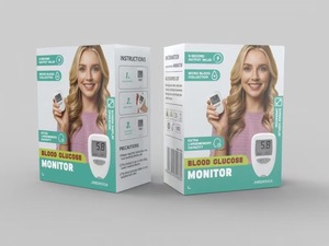 <span class=keywords><strong>Appareil</strong></span> médical ménager <span class=keywords><strong>pour</strong></span> le diabète à usage animal Lecteur de glycémie Glucometro Moniteur de glycémie Bandelettes de test avec logo personnalisé - Product Image 2