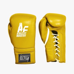 Venta al por mayor de cuero personalizado logotipo guantes de boxeo para cuero profesional hecho a medida de cuero genuino de vaca guantes de boxeo - Product Image 6