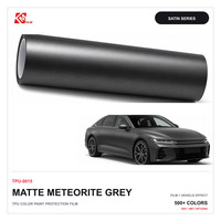 Film de protection de peinture mat gris météorite TPU PPF pour l'extérieur automobile
