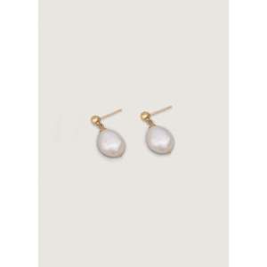 Boucles d'oreilles pendantes de style baroque avec accents de perles - Product Image 4