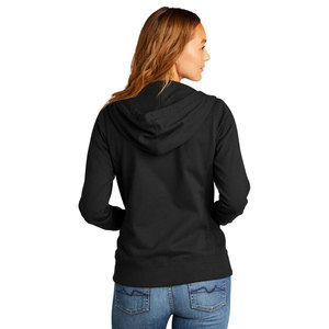 Mujeres sueltas impreso cordón cremallera gimnasio sudaderas térmicas - Product Image 2