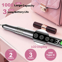Perceuse à ongles rechargeable, machine à ongles électrique avec stylo de polissage pour manucure et pédicure