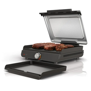 Ninja GR101 elettrica griglia interna e piastra in alluminio barbecue grq Grill per casa Hotel e spina all'aperto - Product Image 6