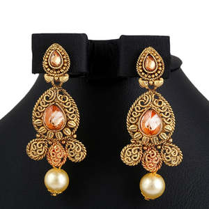 ชุดเครื่องประดับแฟนซีสำหรับผู้หญิง - สีทอง - Product Image 3