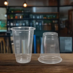 Gobelets à café glacé jetables écologiques en PP transparent à paroi simple de 16 oz et 24 oz de l'usine QUANG QUAN au Vietnam, diamètre 95 mm - Product Image 1