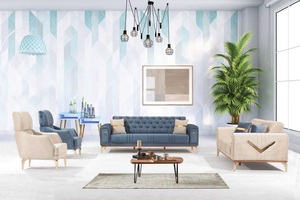 Mayorka, conjuntos de muebles para sala de estar, sistema de sofá cama de diseño moderno, acabado liso de alta calidad, diseños múltiples - Product Image 2