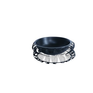 Unique Design Double Dish <b>Feeder</b> for <b>Cats</b> and Small Dogs Iron Wire Rack Decorative Raised Bowls for Food and Water Supply - Product Image 4