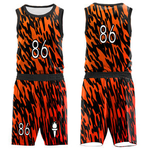 Uniforme de baloncesto para niños de alta calidad personalizado impresión por sublimación completa camiseta de baloncesto logotipo uniforme - Product Image 1