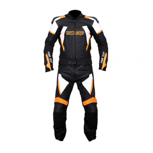 Traje de Motocicleta de Cuero Genuino Impermeable y Transpirable Personalizado para Hombre, para Prácticas de Carreras, Todas las Temporadas, Venta al por Mayor - Product Image 5