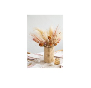 Cesta de maceta de cuerda de yute tejida a mano con soporte, diseño único, cesta de mimbre para interiores y exteriores hecha de hierro y ratán - Product Image 1