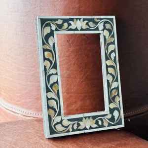 Dernier modèle Cadre photo incrusté d'os Cadre photo artisanal naturel pour miroirs - Product Image 1