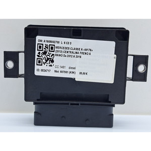Freno Centrale Stock MERCEDES Classe A W176 Serie AMG A1669002700 607951 (K9K) diesel 1461 (13>) - Product Image 2